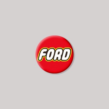 FORD/TOY/圓形/鋁牌飾貼 SunBrother孫氏兄弟 金屬質感 防水 鋁牌 車貼