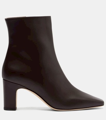 Manolo Blahnik Ofaralo 70 leather ankle boots