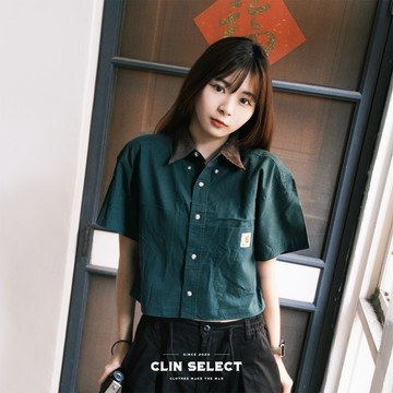 西林 CLIN｜古著｜Carhartt 燈芯絨領短版襯衫（多款可選）_ 短袖 春夏 復古 女 古著