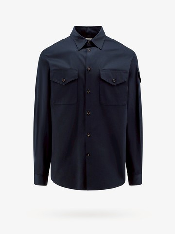 Cotton shirt with logo detail - ALEXANDER MCQUEEN - gender_Man