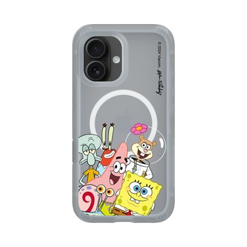 iPhone 16 AirX 流變灰 - 海綿寶寶 SpongeBob - 比奇堡居民
