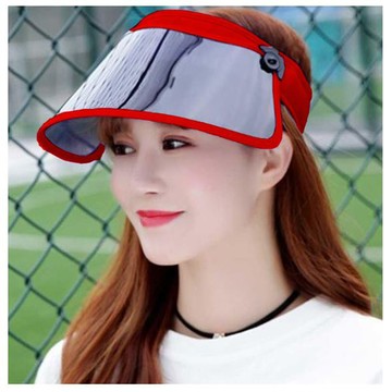 PS Mall 韓國防紫外線遮陽帽 中空 空頂 遮臉帽 夏天騎車 防曬 抗UV 大沿帽子 (G2573) 3入