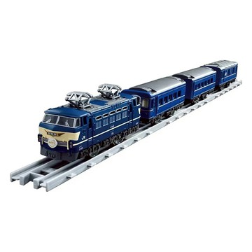 TAKARA TOMY REAL CLASS ASAKAZE 寢車 鐵道模型收藏 居家裝飾擺件  Blue  1組  22 x 29 x 4.5cm