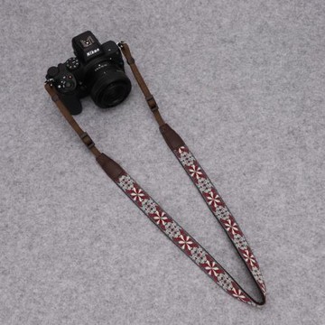 cam-in復古民族風繡花相機背帶適用佳能尼康索尼富士cam7432寬2.5