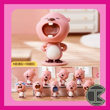 【8月預購】贊萌露比 搞怪搖搖頭系列盲盒 Q版角色收藏 一中盒8入｜愛蛋客