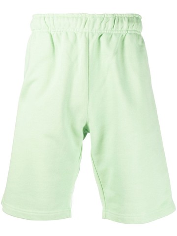 032c - elasticated track shorts - men - Organic Cotton - XL - Green