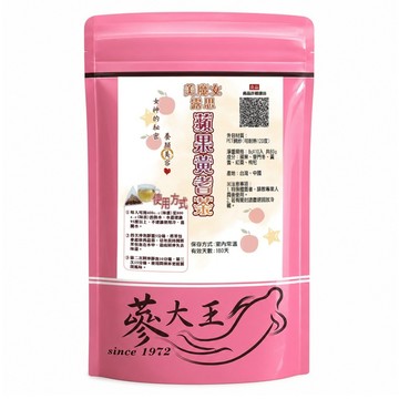 蔘大王 美魔女露思蘋果黃耆茶包  8g  1個  10個裝