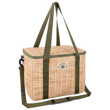 10L 防潑水保溫袋 保冷袋 藤編款 台灣手工製造