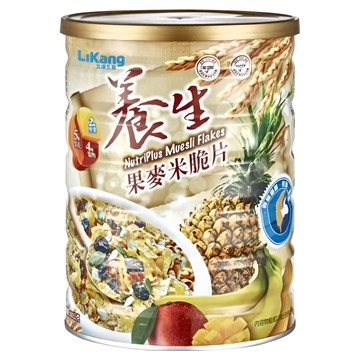 LiKang 立康生醫 養生果麥米脆片 Nutriplus Muesli Flakes  500g  1罐