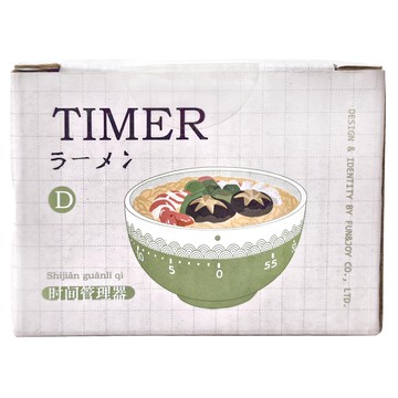 時間管理大師 拉麵計時器 (綠)  拉麵  1個