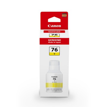 Canon GI-76Y 原廠黃色墨水(適用:GX3070/GX4070/GX5070/GX6070/GX7070/GX7170)