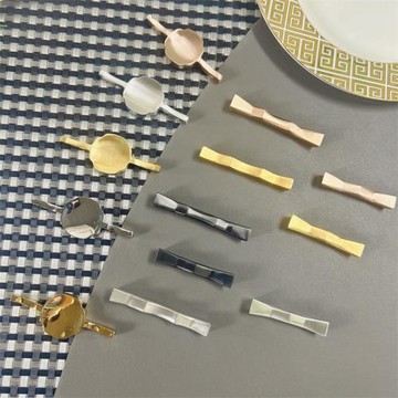 304不銹鋼金色筷子架托商用酒店擺臺勺托餐具筷子架湯匙架多用托