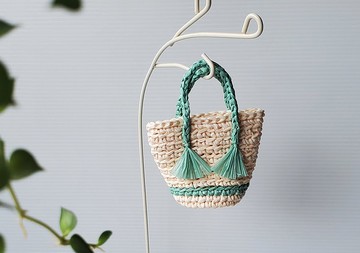 娃娃Blythe小布bjd六分娃手提包托特包手工編織包