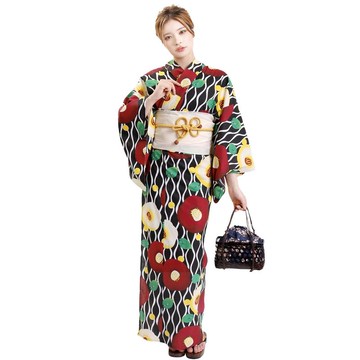 日本 和服 女性 浴衣 腰封 2件組 F Size x33-08 yukata