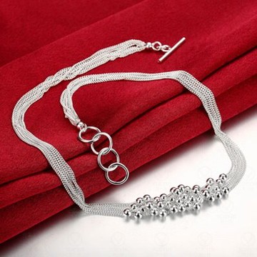 鍍銀項鍊 吊墜-休閒簡約首選情人節生日禮物女飾品73ch25【獨家進口】【米蘭精品】