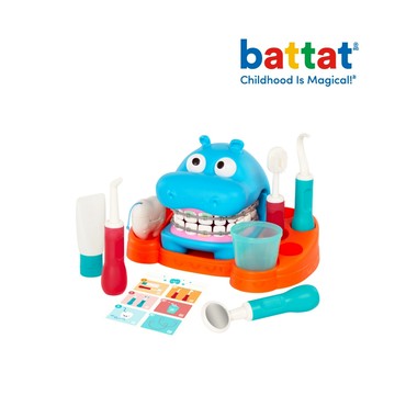 Battat  河馬看牙醫 益智遊戲 角色扮演