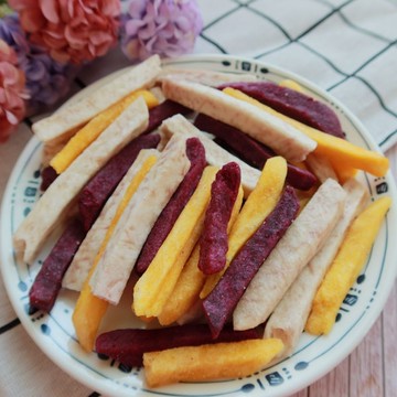 三色酥脆條 三色芋薯條 芋頭 地瓜 紫地瓜 180克 原味 雞排 麻辣 香辣 蔥辣 甘梅 【正心堂】