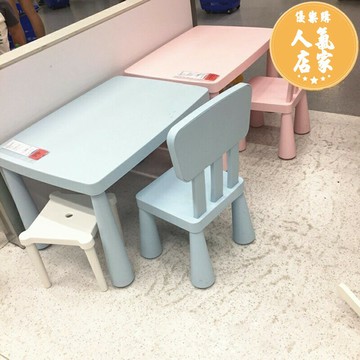 幼稚園桌 學習桌 兒童寫字桌 家兒童桌椅套裝幼稚園桌椅寶寶學習桌家用寫字桌玩具桌塑料