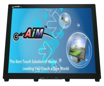 AiM TOUCH 瞄準科技 19吋多點投射式電容觸控螢幕(multi-touch) [輕巧型相框支架]