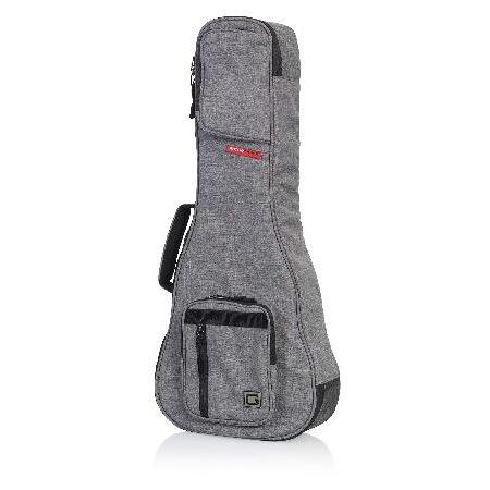 Gator Cases Transit Series Tenor Ukulele Gig Bag; Grey Exterior (GT-UKE-TEN-GRY)並行輸入