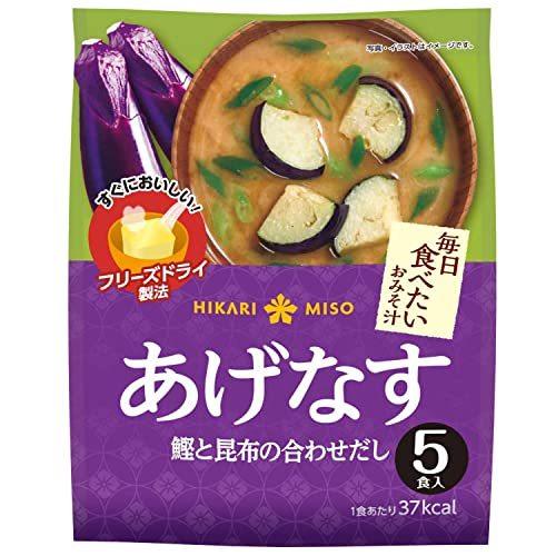 ひかり味噌 毎日食べたいおみそ汁 あげなす 5食