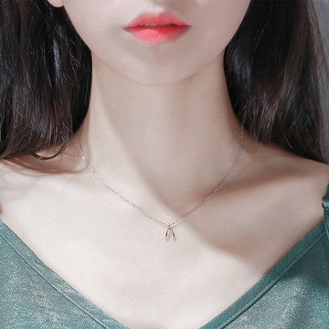 銀項鏈女925純銀輕奢小眾設計感ins日韓簡約鎖骨鏈送女友生日禮物