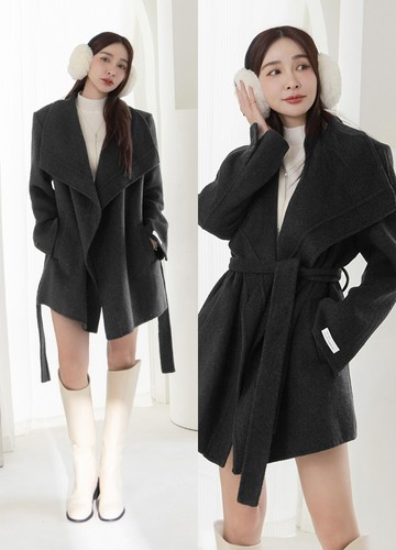 暖系100％羊毛大衣