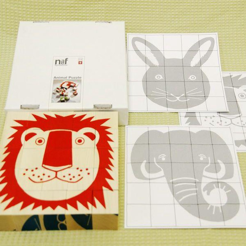 ネフ アニマルパズル 3歳〜 パズルピース かわいい