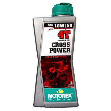 MOTOREX 10W50 CROSS POWER 4T 全合成機車機油 #17516【299免運領券再享折扣】