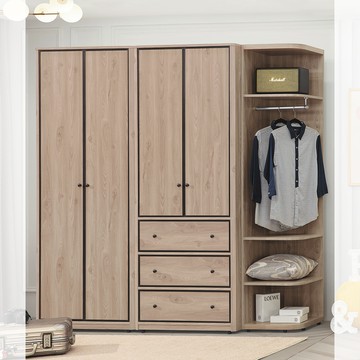 【顛覆設計】艾微蒂6.9尺衣櫥組合