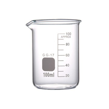 多用途酒杯 刻度杯 100ml 2入 玻璃杯子 分酒杯 濃縮杯 試飲瓶 調料杯 圓底燒瓶 刻度量杯 透明玻璃杯 208-GCL100