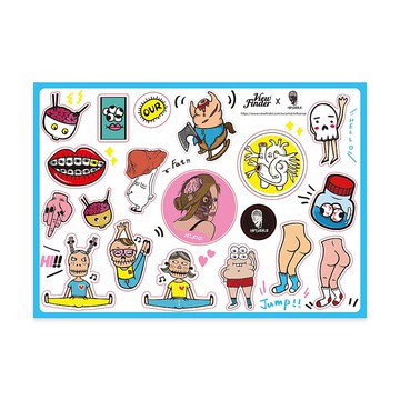 感染 Influence - B5 防水貼紙