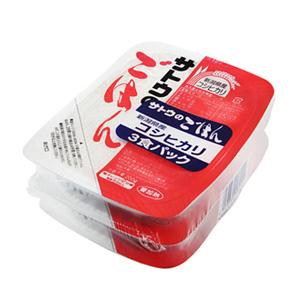 サトウ食品 サトウのごはん 新潟産 コシヒカリ 200g×3食パック×12個入 ／食品