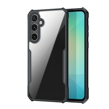 XUNDD 軍事防摔 三星 Galaxy A26 5G 鏡頭全包覆 清透保護殼 手機殼(夜幕黑)