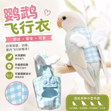 💕爆款優選+免運🔥夏季立體按扣鸚鵡尿不溼 寵物鸚鵡尿不溼 鸚鵡飛行衣 飛行紙尿褲 鸚鵡用品 鸚鵡尿布衣