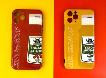 蕃茄醬與芥末醬手機殼