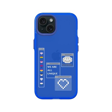 iPhone 15 Clear 激光藍 - Love in All ____ - 愛上線，獻上愛