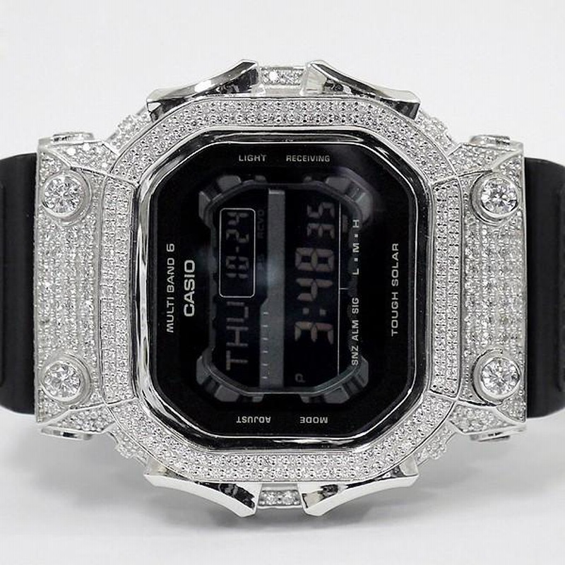 G-SHOCKカスタム GXW56BB パヴェダイヤモンド Gショックカスタム G ...