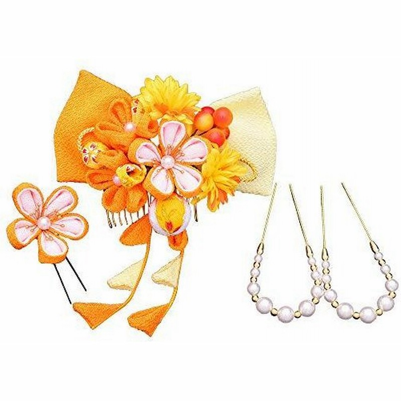 リボン 髪飾り 成人式 振袖 リボンとつまみ細工の髪飾り２点セット 七五三 浴衣 卒業式 結婚式 かんざし 簪 髪 通販 Lineポイント最大0 5 Get Lineショッピング