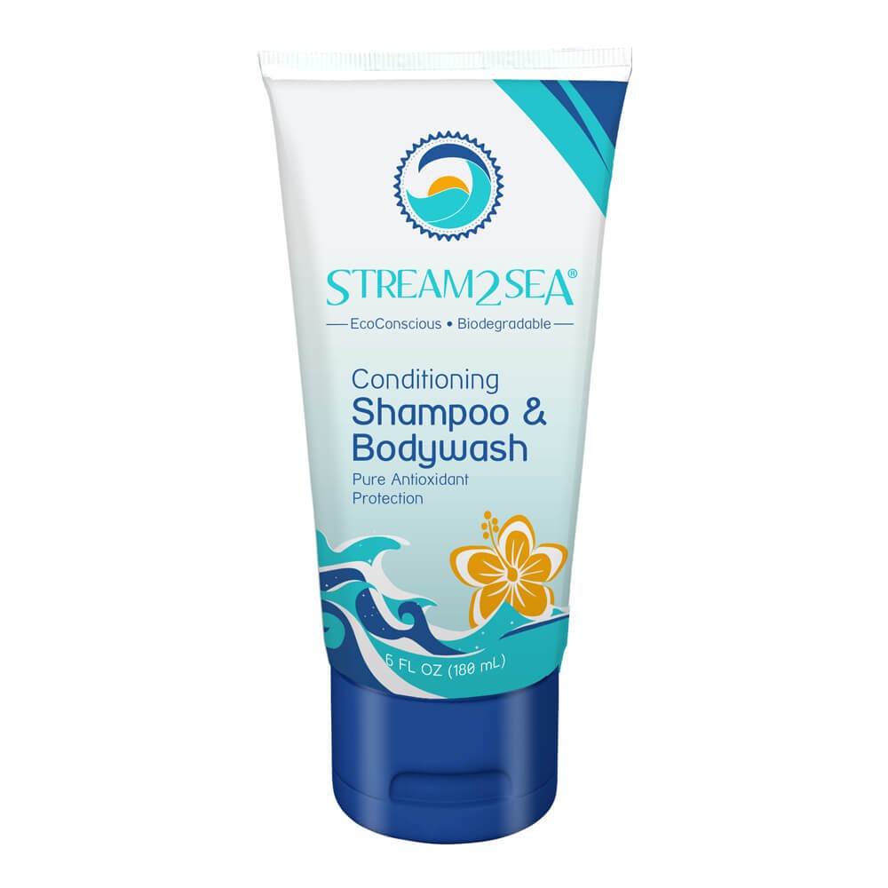 美國Stream2Sea 友善海洋 二合一洗髮沐浴乳 (180ml)