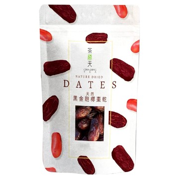 CHA-DING TEA 茶鼎天 天然黑金剛椰棗乾 口感香甜軟糯 獨立小包裝  180g  1包