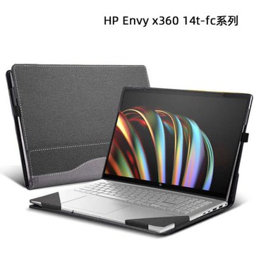 筆記本保護殼適用于惠普HP Envy x360 2-in-1 Laptop 14t-fc電腦包 防摔殼Laptop 14-fc保護皮套14英寸內膽包