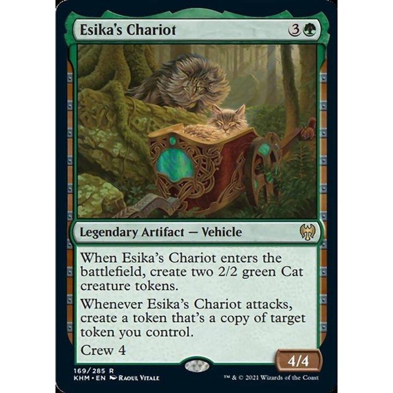 MTG □緑/英語版□ 《エシカの戦車/Esika's Chariot》☆FOIL 