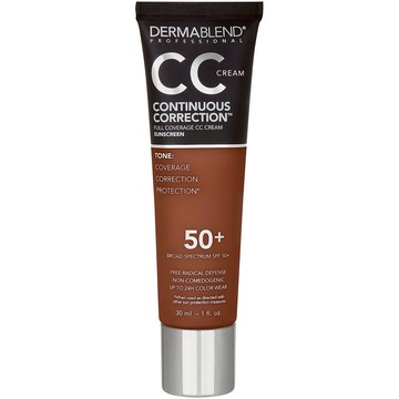 Dermablend Continuous Correction Tone-Evening SPF50+ CC Cream 1 fl. oz (Various Shades) - 85N Deep 1