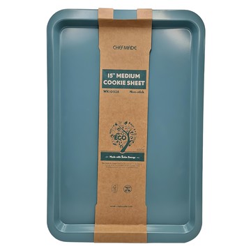 CHEFMADE 學廚 不粘淺長方形烤盤 碳鋼材質  15吋(43.5 x 29.4 x 2.1cm)  1個