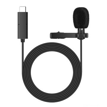 跨境專供R955-C便攜拍攝戶外直播k歌領夾話筒電容手機mini麥克風【宜家良品百貨】