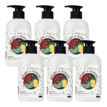 【台塑生醫】CC daily私密肌淨味涼感潔淨露(佛手柑&蔓越莓)330g*6入