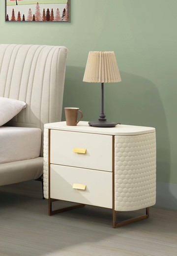 【歐風別館】莫內皮革床頭櫃【桃園至基隆免運費】