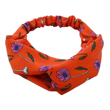 SY交叉髮帶 2條 髮箍套裝 髮飾配件  復古碎花  1組