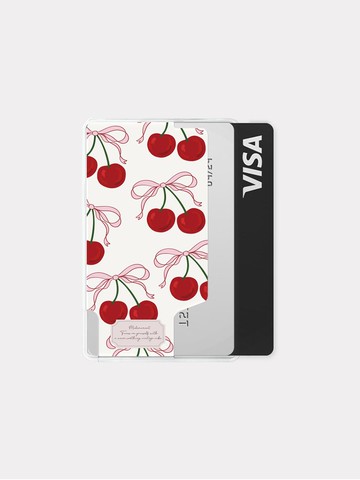 Ribbon Design MagSafe Card Wallet [RED]